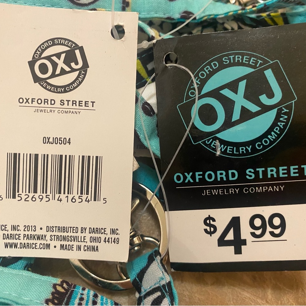 Blue Patterned Lanyards - Picture 5 of 5